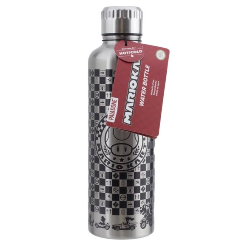 Paladone Mario Kart Metal Water Bottle