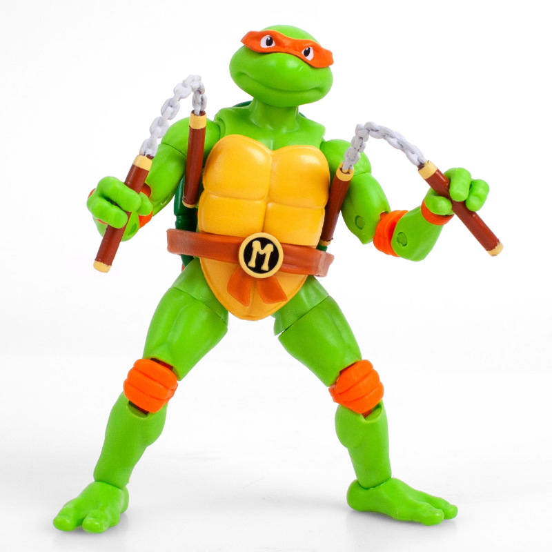 TEENAGE MUTANT NINJA TURTLES BST AXN MICHELANGELO ACTION FIGURE BY THE LOYAL SUBJECTS