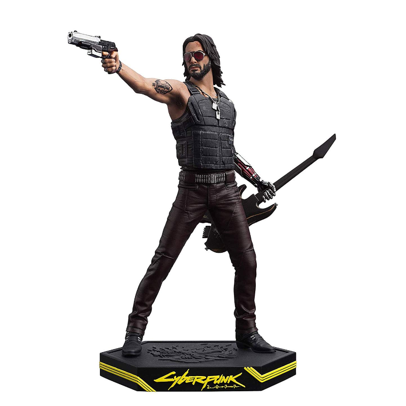 Dark Horse Deluxe Cyberpunk 2077 Johnny Silverhand Figure, Multicolor, 9.5 inches