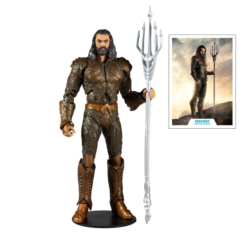 McFarlane Toys DC Justice League Movie Aquaman 7 inches Action Figure, Multicolor