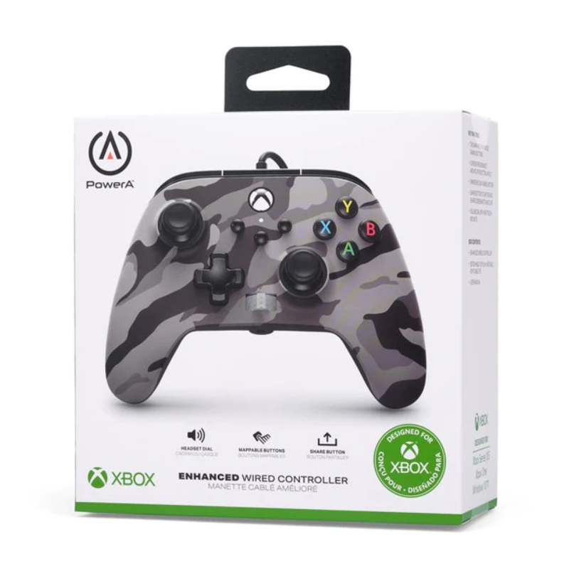 PowerA Enhanced Wired Controller for Xbox Series X|S - Arctic Camo