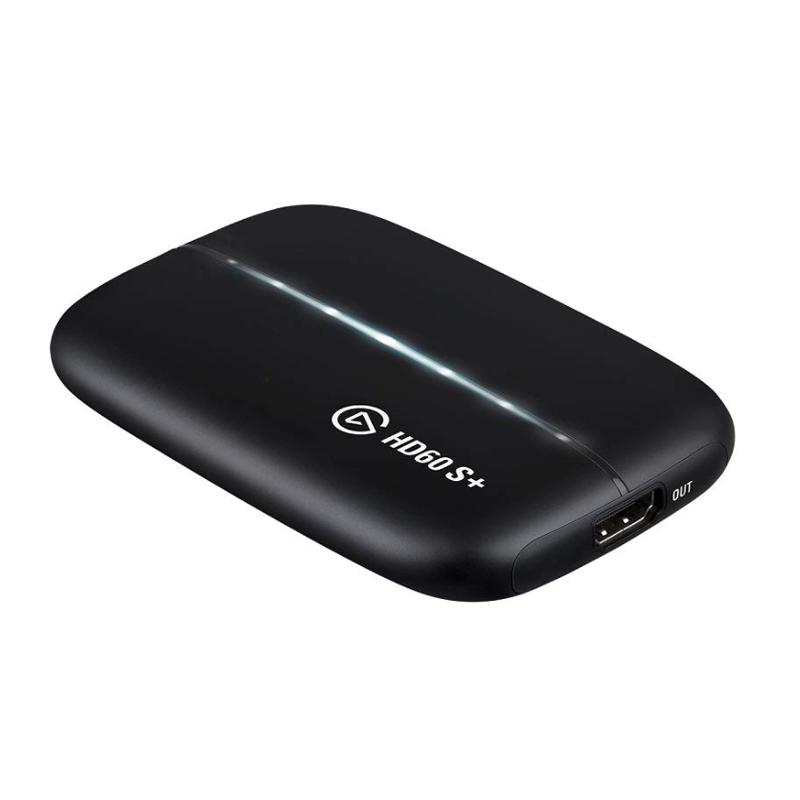 Elgato HD60 S+, External Capture Card, Stream and Record in 1080p60 HDR10 or 4K60 HDR10 with ultra-low latency on PS5, PS4/Pro, Xbox Series X/S, Xbox One X/S, in OBS and more, works with PC and Mac