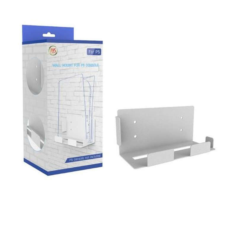 Jys WALL MOUNT FOR PS5 CONSOLE MADE OF SOLID METAL WHITE JYS-P5123