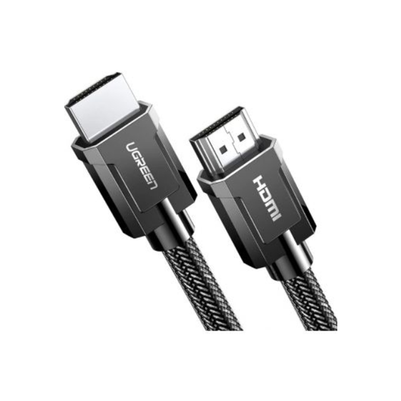 Ugreen HDMI Male to Male Zinc Alloy Cable, 3 Meter, 18Gbps, Compatible for 3D 1080P, Support Resolution UHD 4K @ 2160P 60Hz, Black (70325)