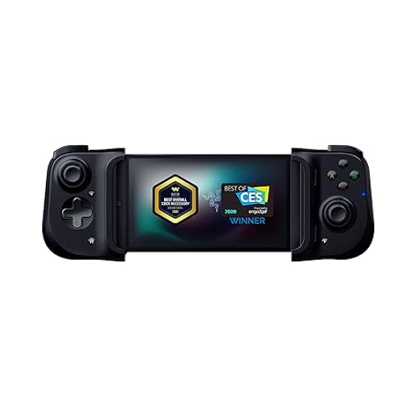 Razer Kishi Mobile Game Controller / Gamepad for Android USB-C: Xbox Game Pass Ultimate, xCloud, Stadia, GeForce NOW, Luna - Passthrough Charging - Low Latency Phone Controller Grip - Samsung, Pixel(Used)