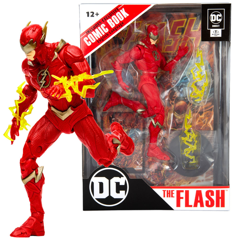 Barry Allen The Flash w/The Flash Comic (DC Page Punchers) 7" Figure