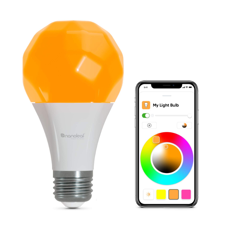 Nanoleaf Essentials A60 E27 Smart Bulb, 806lm, 200-240V, Warm to Cool White