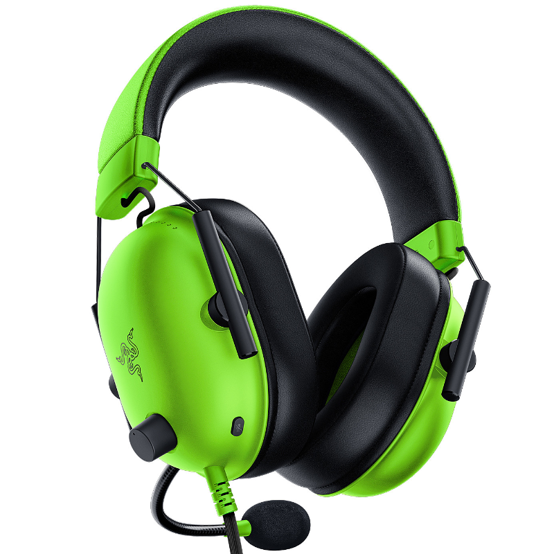 Razer BlackShark V2 X Gaming Headset: 7.1 Surround Sound - 50mm Drivers - Memory Foam Cushion - for PC, Mac, PS4, PS5, Switch, Xbox One, Xbox Series X|S, Mobile - 3.5mm Audio Jack - Green