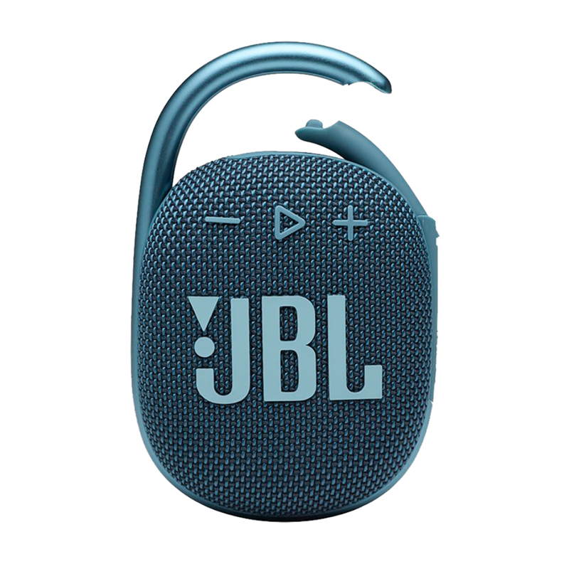 JBL Clip 4 Portable Bluetooth Speaker, JBL Pro Sound, Punchy Bass, Ultra-Portable Design, Integrated Carabiner, Clip Everywhere, IP67 Waterproof + Dustproof, 10H Battery - Blue, JBLCLIP4BLU