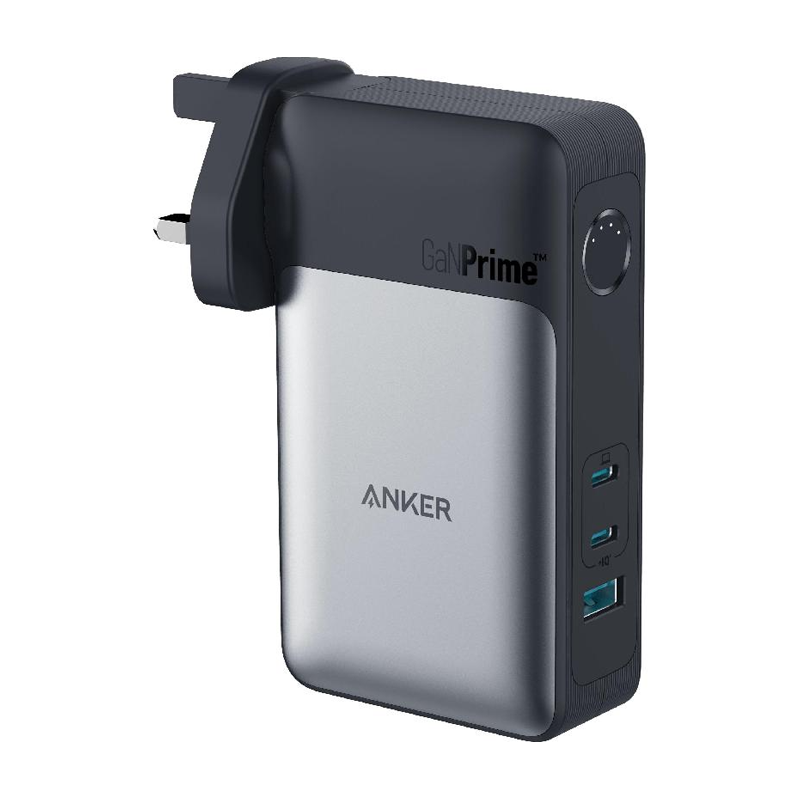 Anker 733 Power Bank (GaNPrime PowerCore 65W), 2-in-1 Hybrid Charger, 10,000mAh 30W USB-C Portable Charger with 65W Wall Charger, Works for iPhone 13, Samsung, Pixel, MacBook, Dell, and More (A1651211)