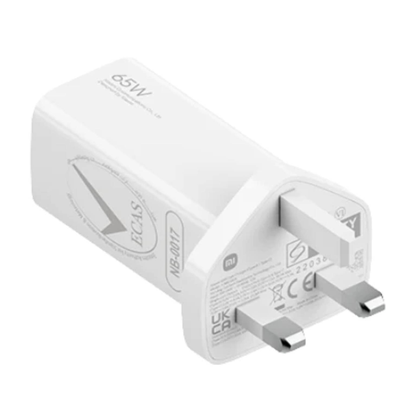 Xiaomi Mi 65W GaN Charger (Type-A + Type-C) – White