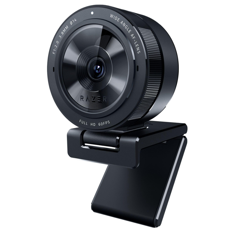 Razer Kiyo Pro Streaming Webcam: Full HD 1080p 60FPS - Adaptive Light Sensor - HDR-Enabled - Wide-Angle Lens with Adjustable FOV - Works with Zoom/Teams/Skype for Conferencing and Video Calling