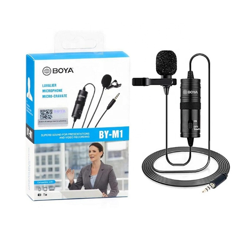 Boya BY-M1 Lavalier Microphone, Auxiliary