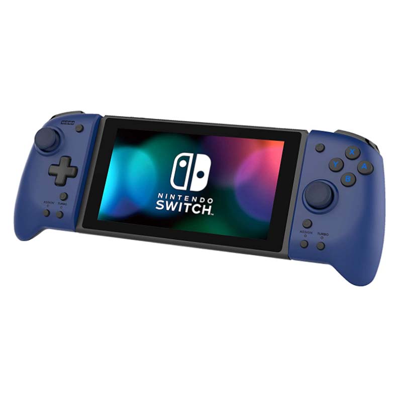 Hori Nintendo Switch Split Pad Pro (Blue) Ergonomic Controller for Handheld Mode - Officially Licensed By Nintendo