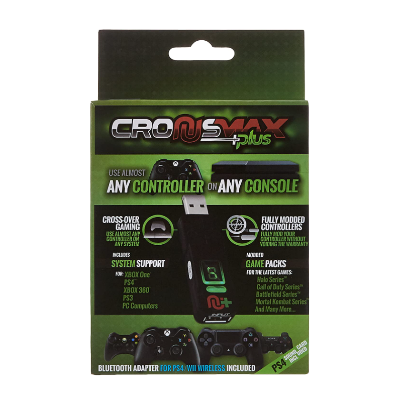 CronusMax Plus Cross Cover Gaming Adapter for PS4 PS3 Xbox One Xbox 360 Windows PC