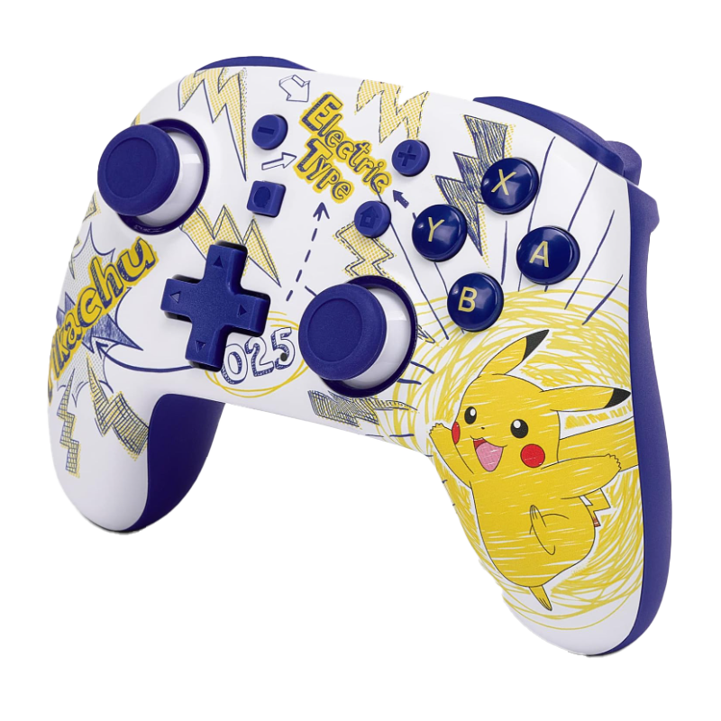 PowerA  Enhanced Wireless Controller - Pokemon Pikachu School Days Nintendo Switch