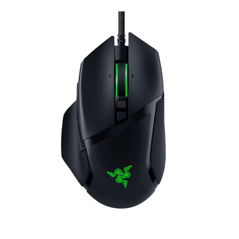 Razer Basilisk V3 Customizable Ergonomic Gaming Mouse: Fastest Mouse Switch - Chroma RGB Lighting 26K DPI Optical Sensor 11 Programmable Buttons HyperScroll Tilt Wheel Classic Black