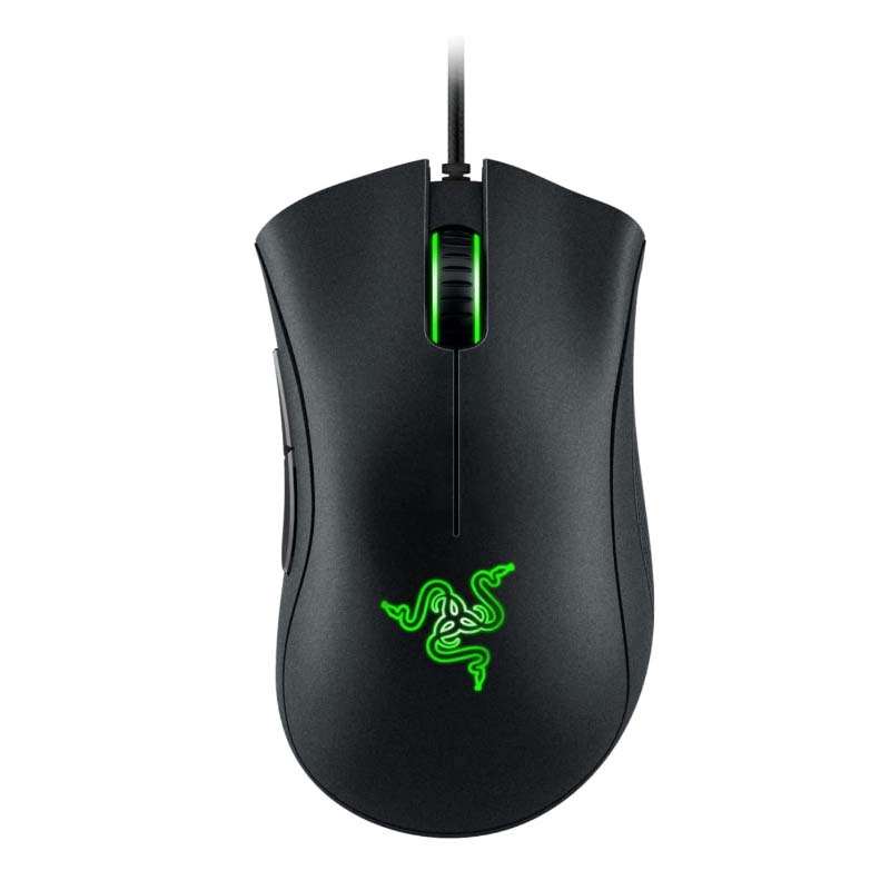 Razer DeathAdder Essential Gaming Mouse: 6400 DPI Optical Sensor - 5 Programmable Buttons - Mechanical Switches - Rubber Side Grips - Classic Black