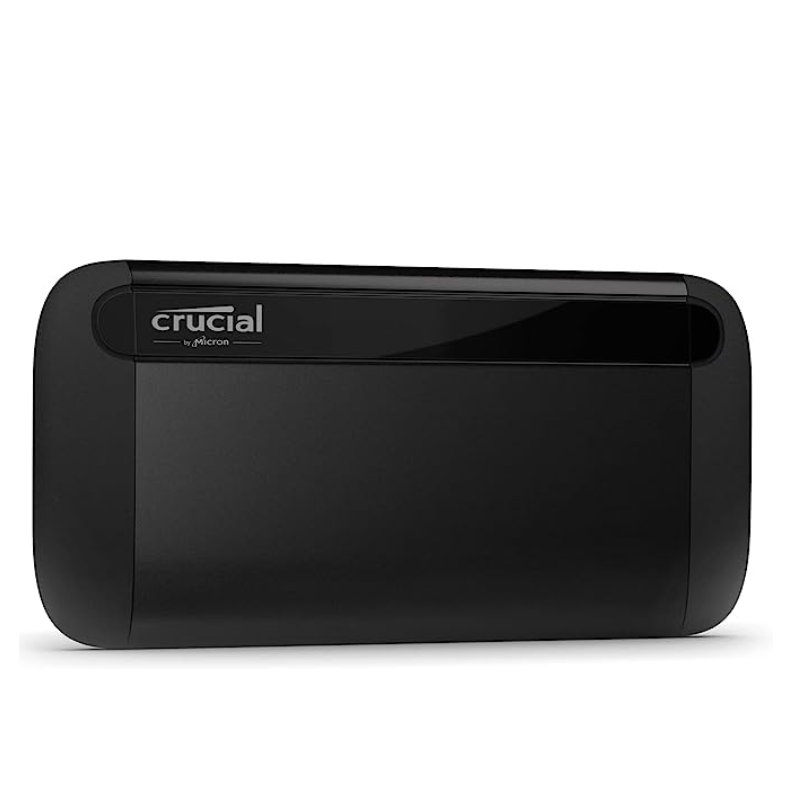 Crucial X8 1TB Portable SSD – Up to 1050MB/s – USB 3.2 – External Solid State Drive, USB-C, USB-A – CT1000X8SSD9