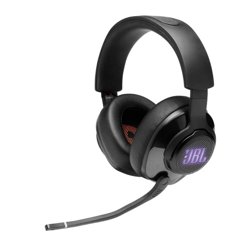 JBL Quantum 400 - Wired Over-Ear Gaming Headphones with USB and Game-Chat Balance Dial - Black