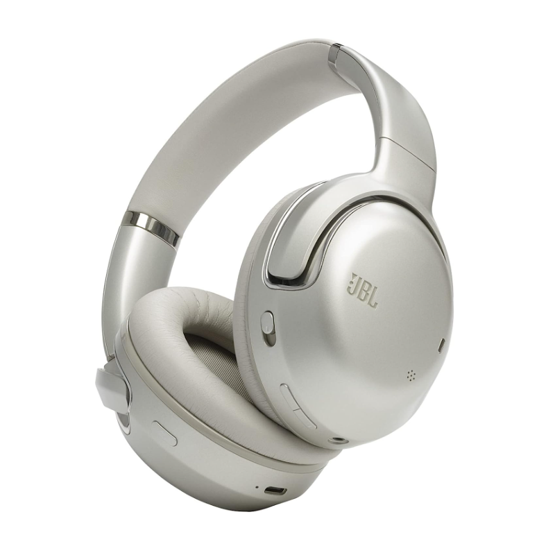 JBL Tour One M2 Wireless Over-Ear Noise Cancelling Headphones, ANC + Smart Ambient, 4-Mic, Legendary Pro Sound, Immersive Spatial Sound, Personi-Fi 2.0, Bluetooth 5.3 - Champagne, JBLTOURONEM2CPG