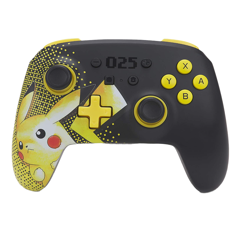 PowerA Enhanced Wireless Controller - Pikachu 025  -  Nintendo Switch