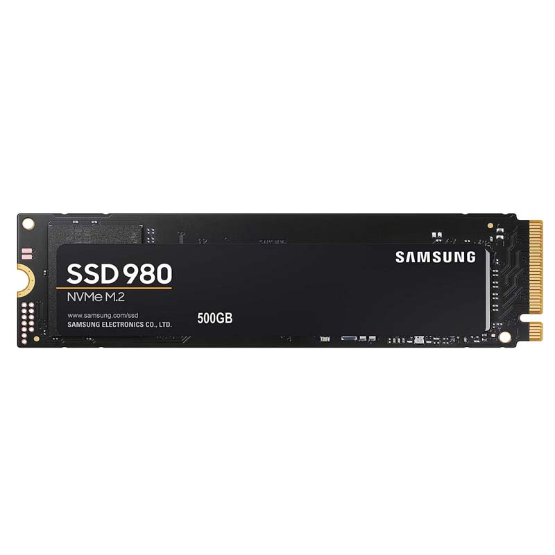 SAMSUNG 980 SSD 500GB PCle 3.0x4, NVMe M.2 2280, Internal Solid State Drive, Storage for PC, Laptops, Gaming and More, HMB Technology, Intelligent Turbowrite, Speeds up-to 3,500MB/s, MZ-V8V500B/AM