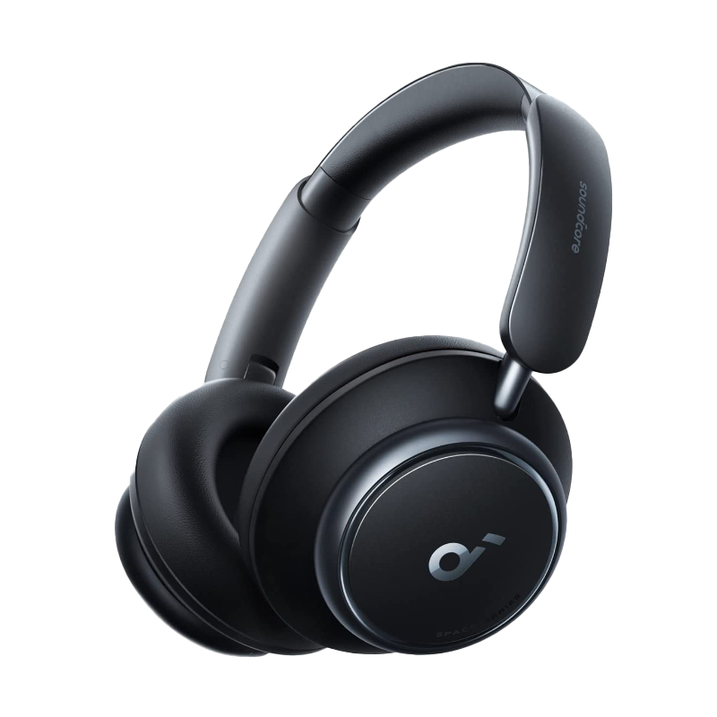 Soundcore by Anker Space Q45 Adaptive Noise Cancelling Headphones, Reduce Noise By Up to 98%, Ultra Long 50H Playtime, App Control, Hi-Res Sound with Details, Bluetooth 5.3, Ideal for Traveling (black)