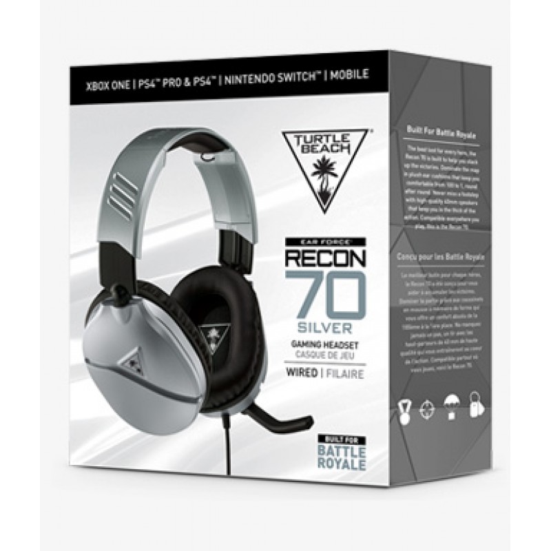 Turtle Beach  Recon 70 Silver Headset