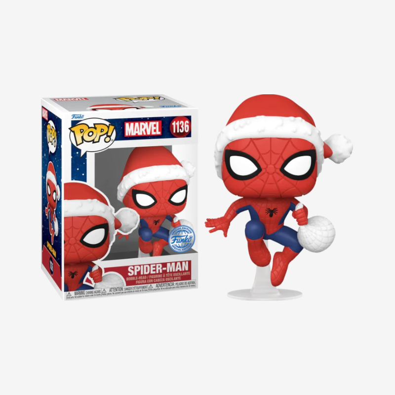 POP! : Spider-Man - Spider-Man in Santa Hat Beyond Amazing  BY FUNKO (1136)